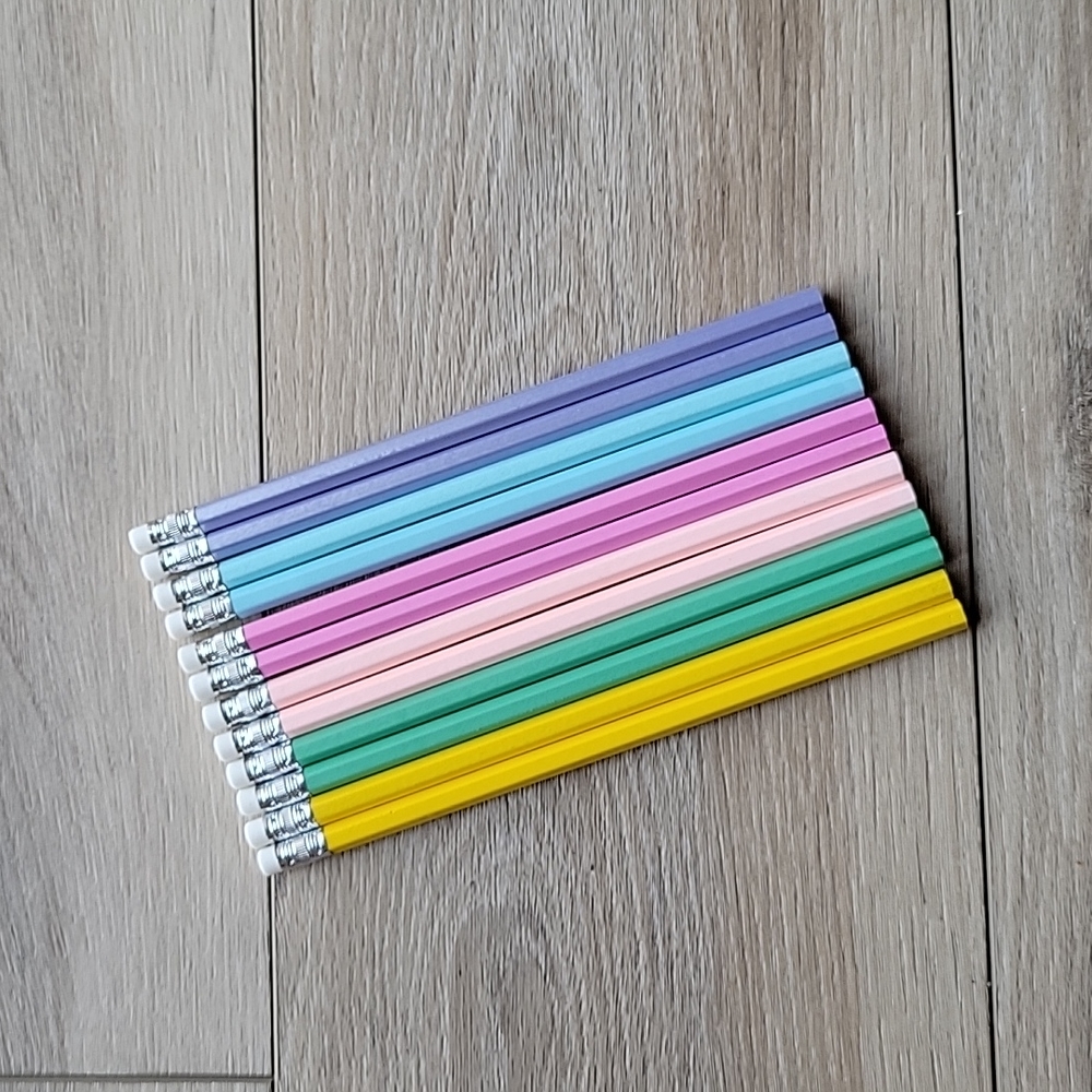 (5) dozen NIB Pastel #2 HB Pencils, 12ct in each box